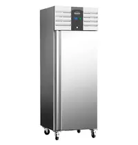 CombiSteel Vrieskast | STANDARD LINE | 600L (2/1 GN) | RVS | -10°C/-20°C | Statisch + Ventilator | Wielen (Geremd) | 680x810x2010(h)mm 