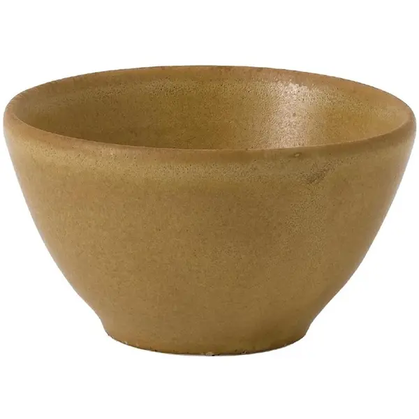 Dipschaaltjes | NOURISH | Porselein | Zandkleurig | 11cl | 12 Stuks | Ø85mm