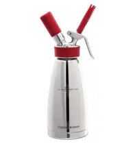 ISI Slagroomapparaat | THERMO WHIP | RVS | 0.5L | 3 Spuitmonden | Dubbelwandig | Ø90x260(h)mm
