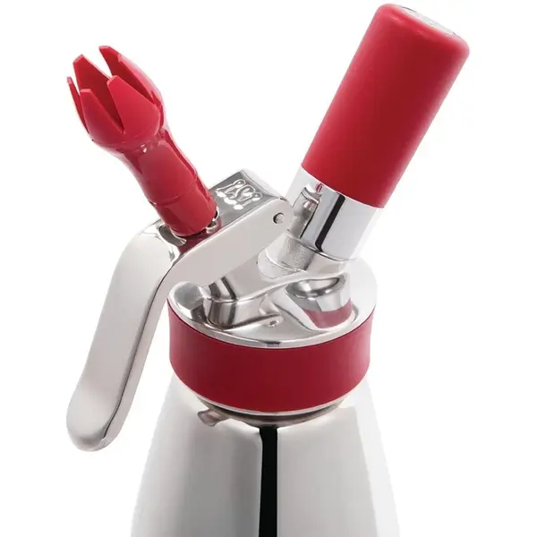 Slagroomapparaat | THERMO WHIP | RVS | 0.5L | 3 Spuitmonden | Dubbelwandig | Ø90x260(h)mm