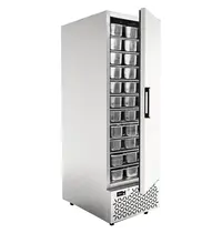 CombiSteel IJsvrieskast | 658L (66x 5L) | RVS | -15°C/-25°C | Statisch + Ventilator | Wielen | 667x895x2020(h)mm 