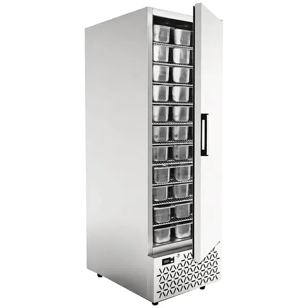 IJsvrieskast | 658L (66x 5L) | RVS | -15°C/-25°C | Statisch + Ventilator | Wielen | 667x895x2020(h)mm