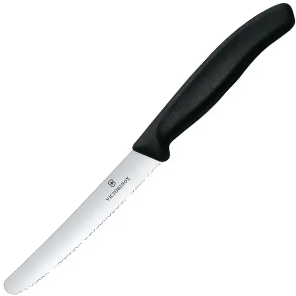 Groentemes | RVS | Zwart | Lengte 220mm