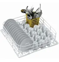 Electrolux Vaatwaskorf | Kopjes + Schotels | Incl. Bestekkorf | 395x395x100(h)mm 