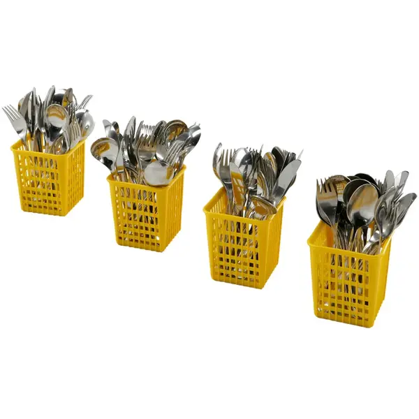 Bestekkorfset | 4 Stuks | 220x220x150(h)mm