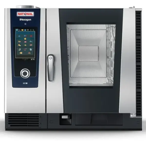 High Speed Combisteamer | iHexagon | Elektrisch | 6 Niveaus (1/1 GN) | 30°C/300°C | 20.1kW (400V) | Zelfreiniging | Touchscreen | 966x998x899(h)mm