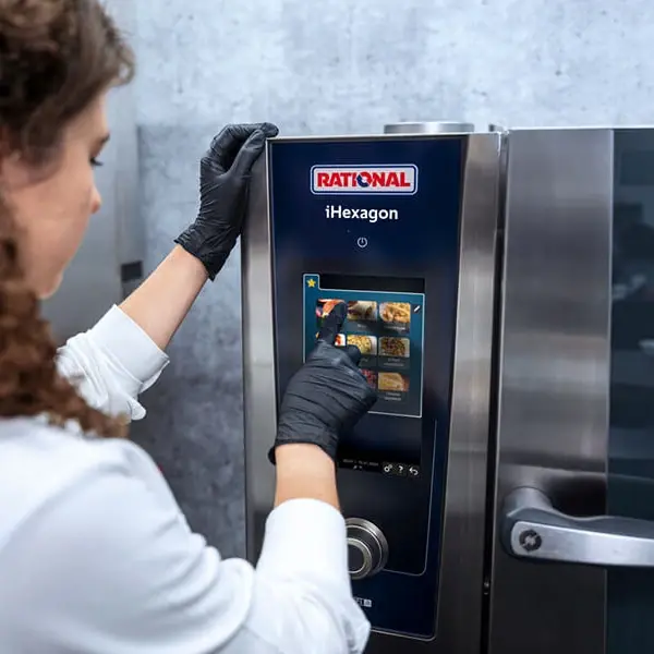 High Speed Combisteamer | iHexagon | Elektrisch | 6 Niveaus (1/1 GN) | 30°C/300°C | 20.1kW (400V) | Zelfreiniging | Touchscreen | 966x998x899(h)mm