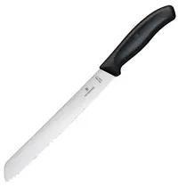 Victorinox Broodmes | SWISS CLASSIC | RVS | Zwart | Lengte 379mm 