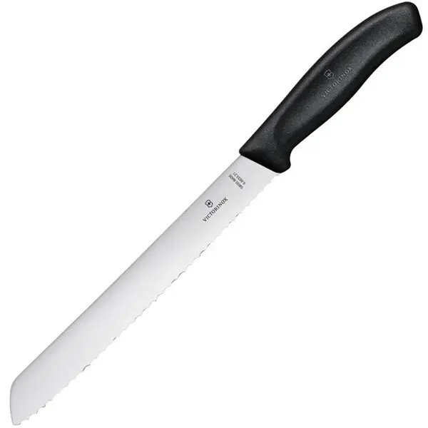 Broodmes | SWISS CLASSIC | RVS | Zwart | Lengte 379mm