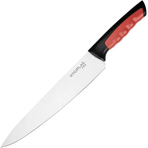 Koksmes | PRO | RVS | Rood (Rauw Vlees) | HACCP | Lengte 381mm