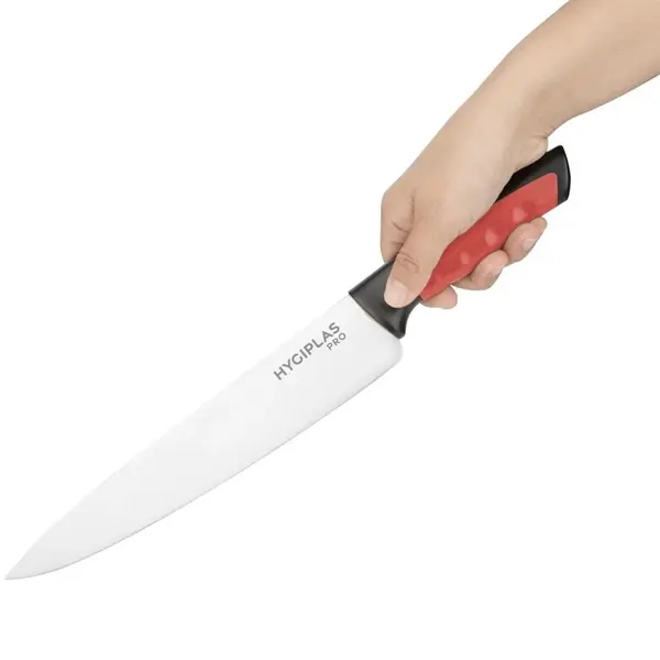 Koksmes | PRO | RVS | Rood (Rauw Vlees) | HACCP | Lengte 381mm