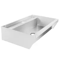 CombiSteel Wasbak | RVS | 1 Kraangat | Incl. Afvoerplug | 600x360x135(h)mm 