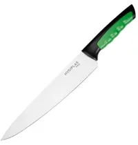 Hygiplas Koksmes | PRO | RVS | Groen (Groente & Fruit) | HACCP | Lengte 381mm 