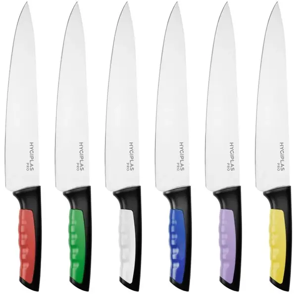 Koksmes | PRO | RVS | Wit (Kaas & Brood) | HACCP | Lengte 381mm