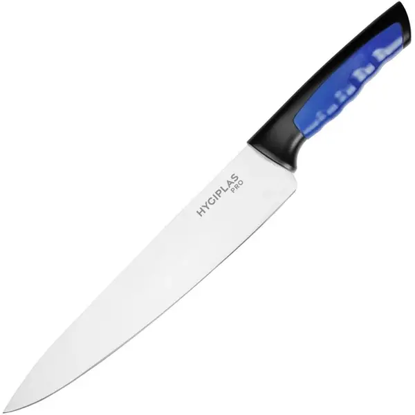 Koksmes | PRO | RVS | Blauw (Vis) | HACCP | Lengte 381mm
