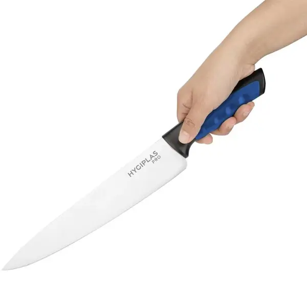 Koksmes | PRO | RVS | Blauw (Vis) | HACCP | Lengte 381mm