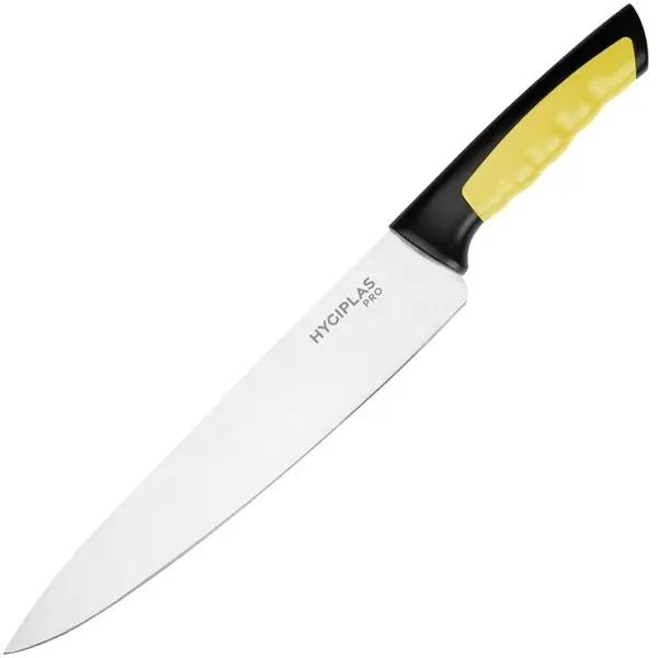 Koksmes | PRO | RVS | Geel (Gevogelte) | HACCP | Lengte 381mm