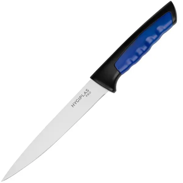 Fileermes | PRO | RVS | Blauw (Vis) | HACCP | Lengte 269mm