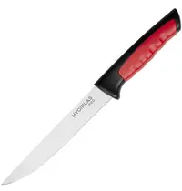 Hygiplas Uitbeenmes | PRO | RVS | Rood (Rauw Vlees) | HACCP | Lengte 269mm 