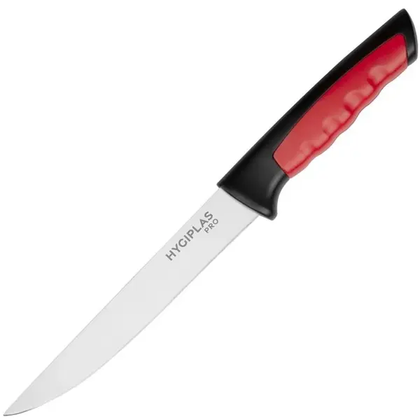 Uitbeenmes | PRO | RVS | Rood (Rauw Vlees) | HACCP | Lengte 269mm