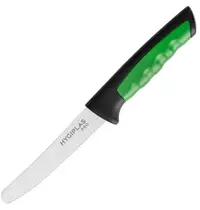 Hygiplas Tomatenmes | PRO | RVS | Groen (Groente & Fruit) | HACCP | Lengte 226mm 