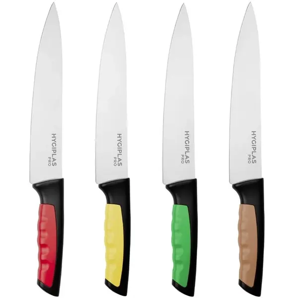 Koksmes | PRO | RVS | Bruin (Gegaard Vlees) | HACCP | Lengte 342mm