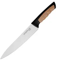 Hygiplas Koksmes | PRO | RVS | Bruin (Gegaard Vlees) | HACCP | Lengte 342mm 