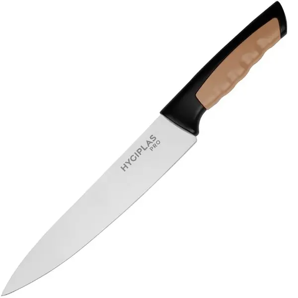 Koksmes | PRO | RVS | Bruin (Gegaard Vlees) | HACCP | Lengte 342mm