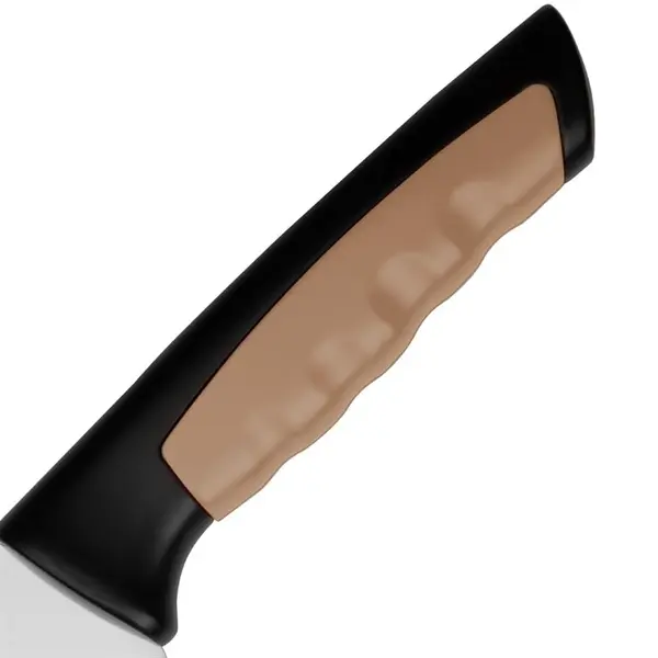 Koksmes | PRO | RVS | Bruin (Gegaard Vlees) | HACCP | Lengte 342mm