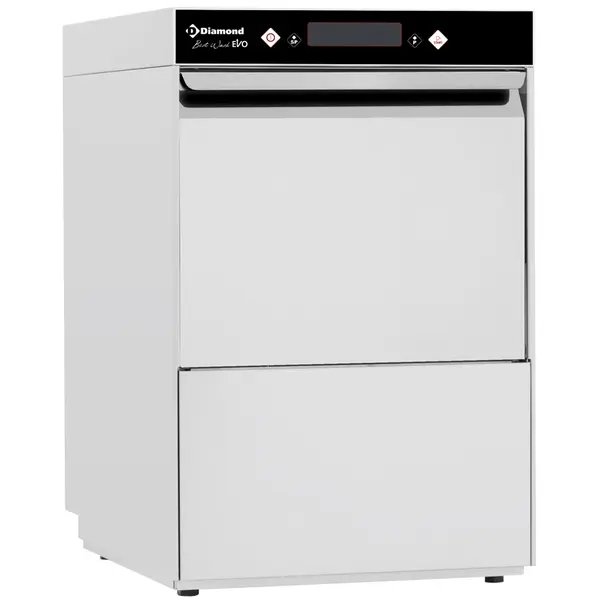 Glazenspoelmachine | BEST WASH EVO | Mand 400x400 | Afvoerpomp | Zeeppomp | Naglanspomp | Breaktank | 230V | Dubbelwandig | 465x550x710(h)mm