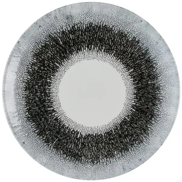 Coupeborden | STUDIO PRINTS FUSION | Keramiek | Zwart | 12 Stuks | Ø217mm