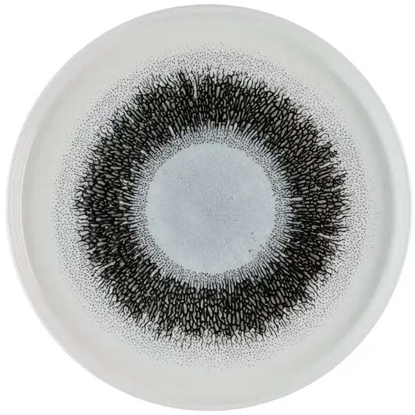 Borden | STUDIO PRINTS FUSION | Keramiek | Zwart | 6 Stuks | Ø260x20(h)mm