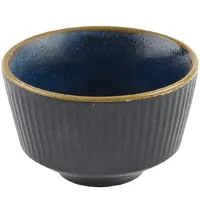 Churchill Sauspotjes | NOURISH | Keramiek | Blauw | 11cl | 12 Stuks | Ø80x48(h)mm