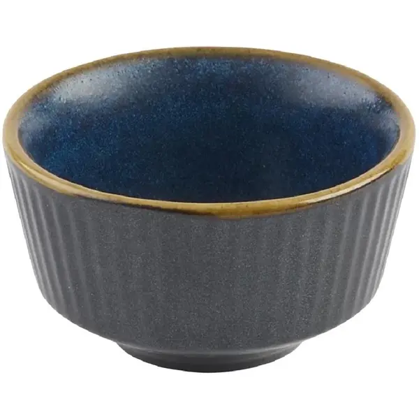 Sauspotjes | NOURISH | Keramiek | Blauw | 6cl | 12 Stuks | Ø69x40(h)mm