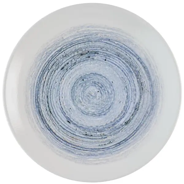 Coupeborden | ELEMENTS | Keramiek | Blauw | 12 Stuks | Ø217mm