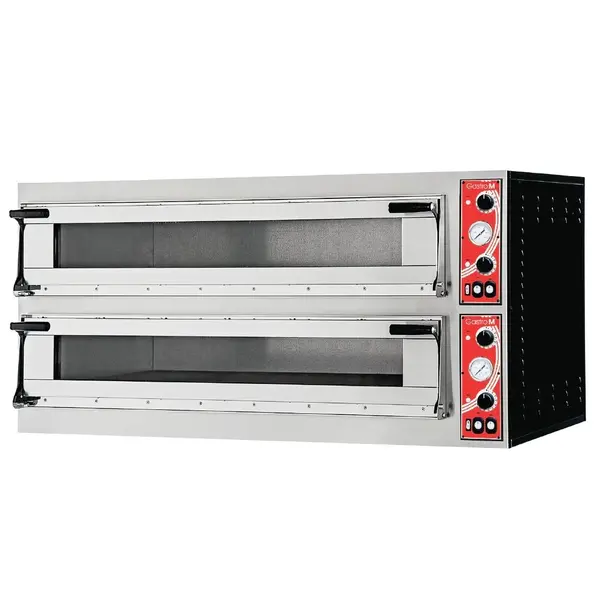 Pizzaoven | MILAN | Elektrisch | 3+3x Ø36cm | 50°C/500°C | 12kW (400V) | 1305x600x745(h)mm