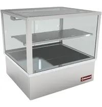 Diamond Drop-In Warmhoudvitrine | RVS | 2x 1/1 GN | 0°C/90°C | Statisch | Bain-Marie | 2 Niveaus | 3kW (230V) | 700x650x675(h)mm 