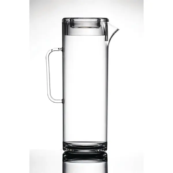 Schenkkannen | Kunststof | Transparant | 1.7L | Deksel | 4 Stuks | Ø100x295(h)mm