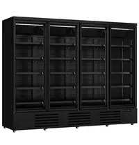 CombiSteel Vrieskast | JDE | 2120L | Zwart | -18°C/-22°C | Geforceerd | Draaideuren | Wielen (Geremd) | 2550x710x2003(h)mm