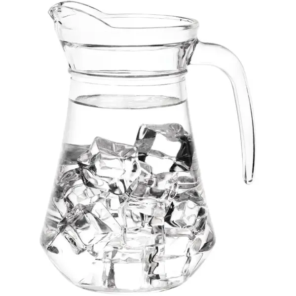 Karaffen | Glas | 1L | Open | 6 Stuks | Ø99x197(h)mm