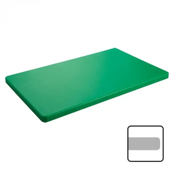 Snijplank | HDPE | Groen | 1/1 GN | HACCP | 530x325x20(h)mm