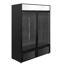 Gastro-Inox Vrieskast | 1200L | Zwart | -18°C/-20°C | Geforceerd | Draaideuren | Wielen | 1370x720x2095(h)mm 
