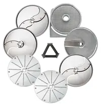 Electrolux Messenset | Electrolux Groentesnijders 550kg/u & 2100kg/u | Incl. Blokjesmesreiniger | 7 Messen
