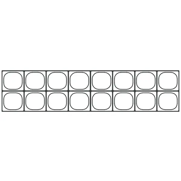Saladette | 500L | 2 Deuren | Boven 16x 1/6 GN | 0°C/+8°C | Geforceerd | Klapdeksel | Temperatuuralarm | Wielen (Geremd) | 1532x805x926(h)mm