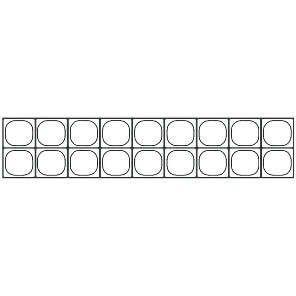 Saladette | 606L | 3 Deuren | Boven 18x 1/6 GN | 0°C/+8°C | Geforceerd | Klapdeksel | Temperatuuralarm | Wielen (Geremd) | 1837x805x926(h)mm