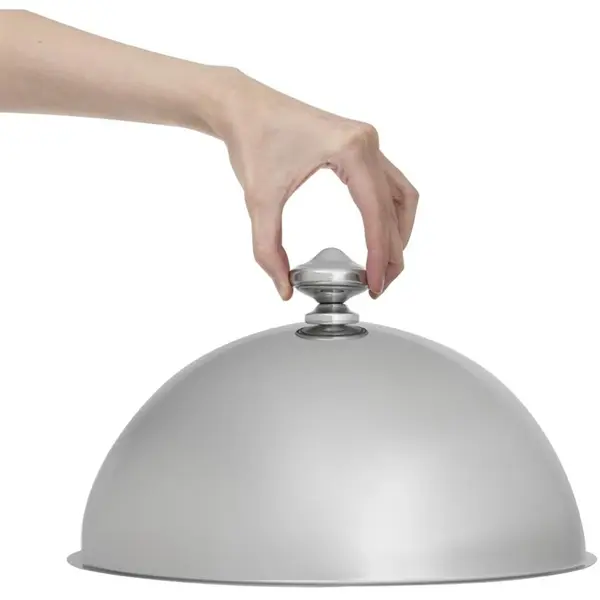 Afdekkap/Cloche | RVS | Ø295x180(h)mm