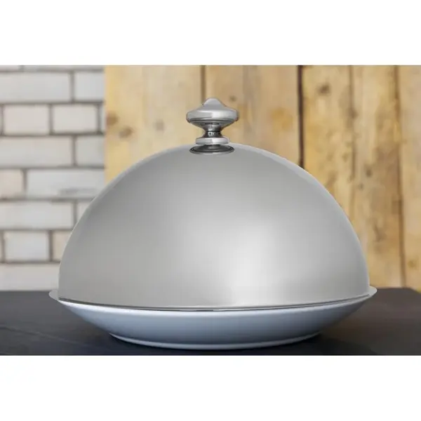 Afdekkap/Cloche | RVS | Ø295x180(h)mm