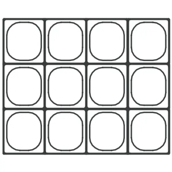 Saladette | 204L | 1 Deur | Boven 12x 1/6 GN | 0°C/+8°C | Geforceerd | Klapdeksel + Snijblad | Temperatuuralarm | Wielen (Geremd) | 701x805x926(h)mm