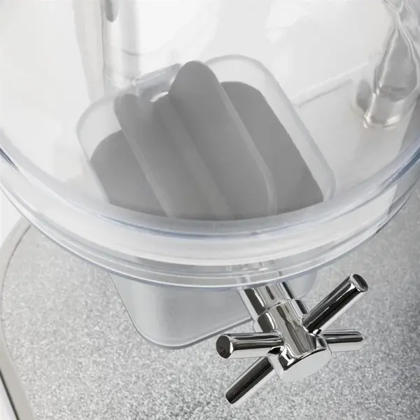 Ontbijtgranendispenser | RVS/Kunststof | 2x 4.5L | 350x225x440(h)mm