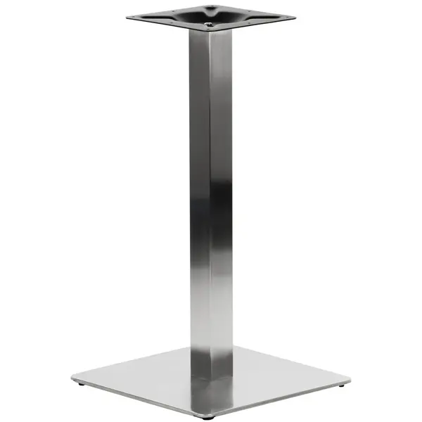 Tafelonderstel | FORMA | RVS | Geborsteld | 450x450x725(h)mm